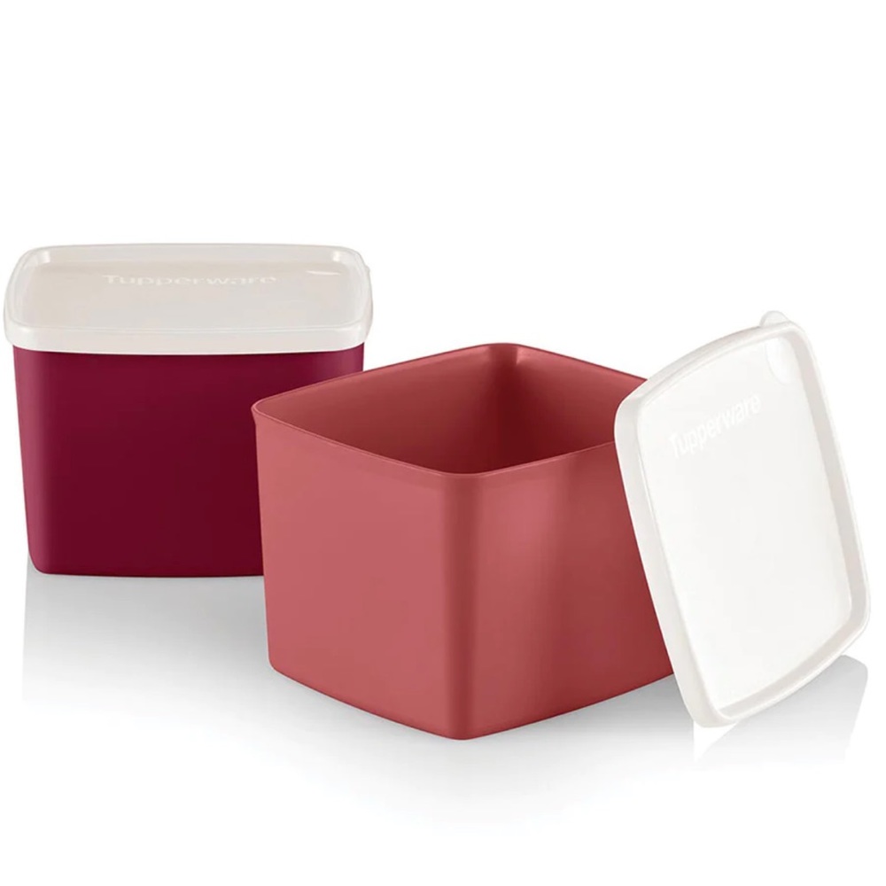 NEW TUPPERWARE QUARE ROUND MEDIUM CONTAINER